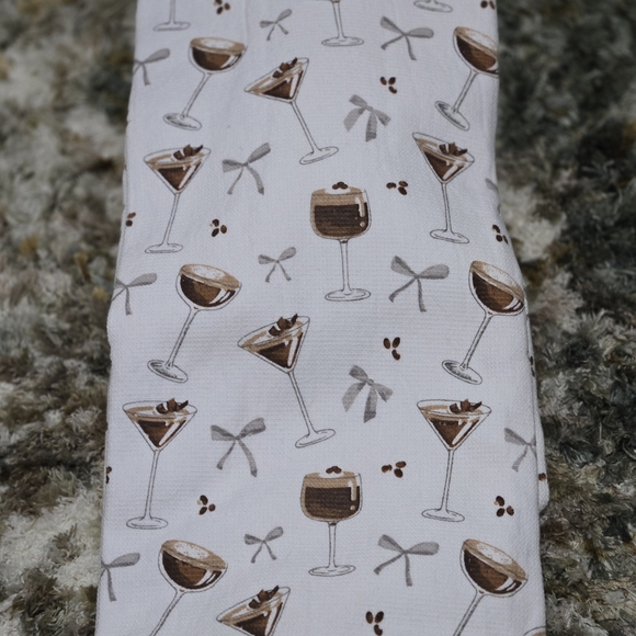 Espresso Martini Candy Cane Christmas Pillow, Stocking, and...